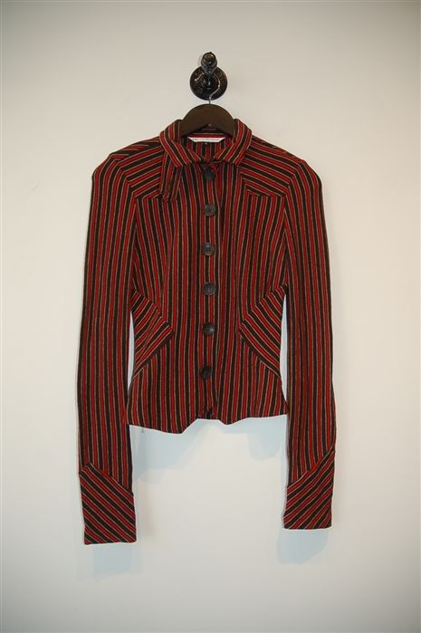 Striped Diane von Furstenberg Jacket, size 2