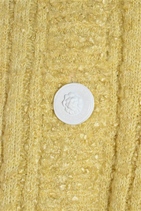 Soft Yellow Chanel Sheath Dress, size 8