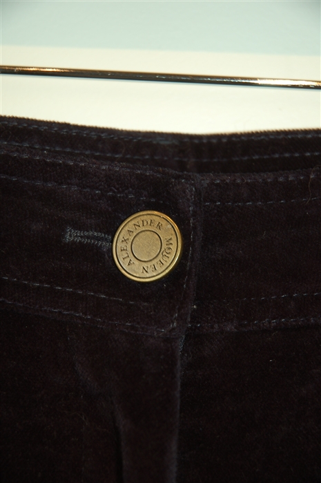 Midnight Blue Alexander McQueen Trousers, size 4