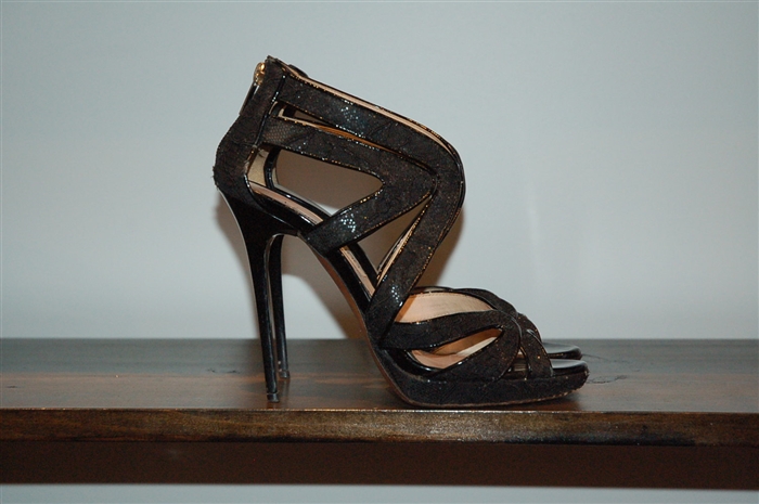 Black Lace Jimmy Choo Sandal, size 8.5