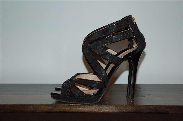 Black Lace Jimmy Choo Sandal, size 8.5