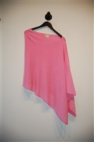 Light Pink White + Warren Poncho, size O/S