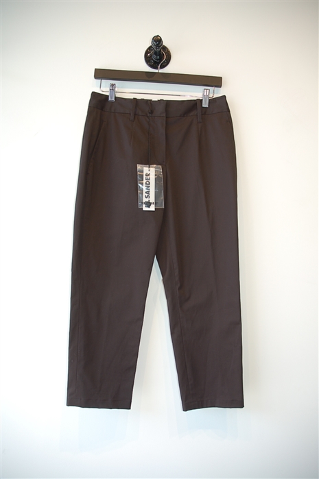 Basic Black Jil Sander Cropped Trousers, size 4