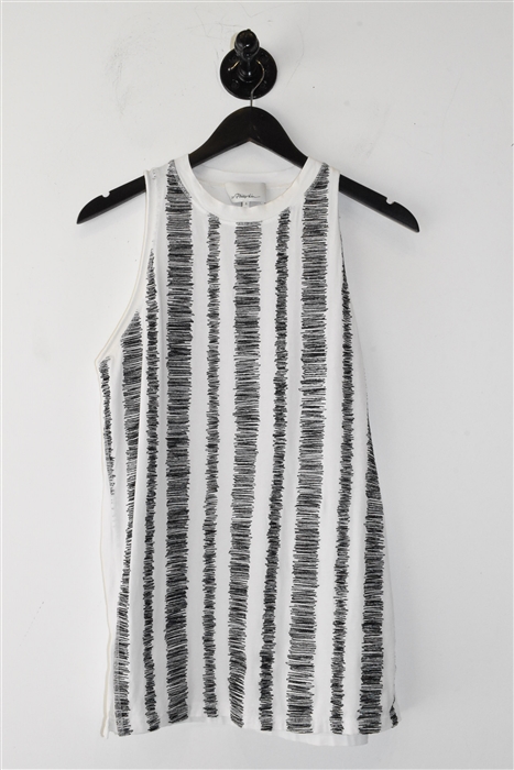 White Stripe 3.1 Phillip Lim Tank Top, size S