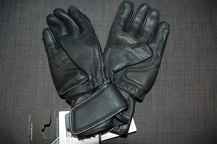 Black Leather Belstaff Gloves, size L