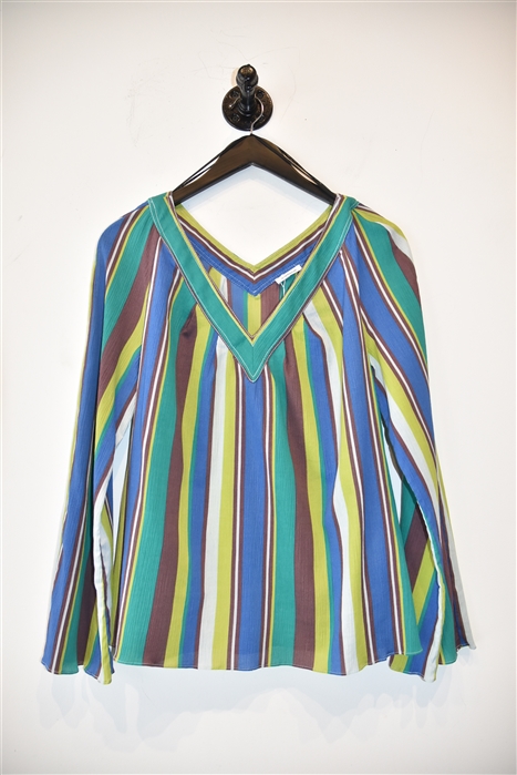 Striped Cacharel Pullover, size M