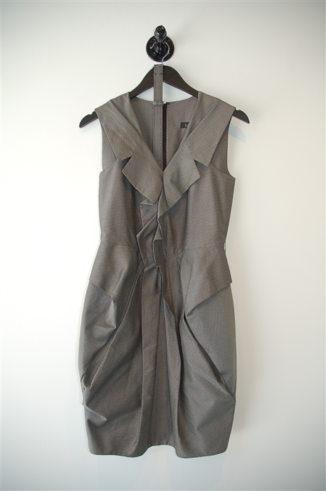 Silver Lida Baday Bubble Dress, size 4