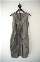 Silver Lida Baday Bubble Dress, size 4