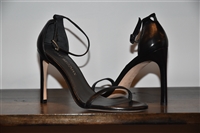 Black Leather Stuart Weitzman Sandal, size 6.5