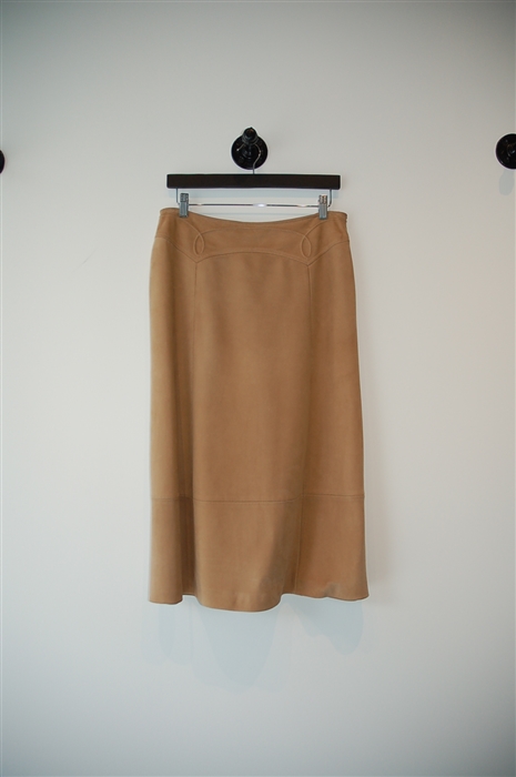 Camel Escada Midi Skirt, size 12