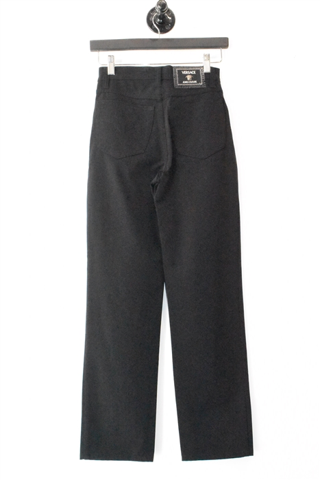 Basic Black Versace Jeans Couture Trousers, size XS