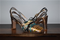 Metallic Dries van Noten Pumps, size 8