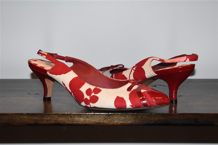 Floral Kenzo Sling-Back, size 6.5