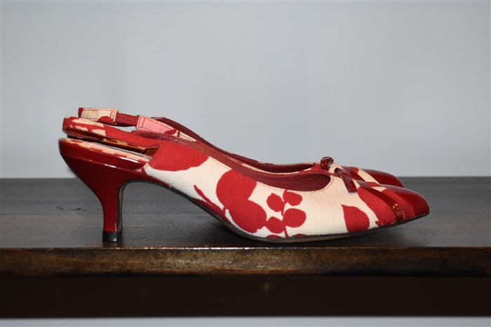 Floral Kenzo Sling-Back, size 6.5