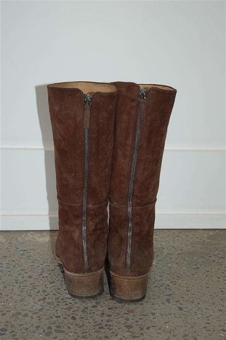 Brown Suede Marsell Boots, size 9.5