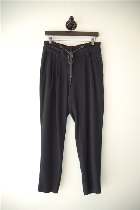 Navy Brunello Cucinelli Trousers, size 4