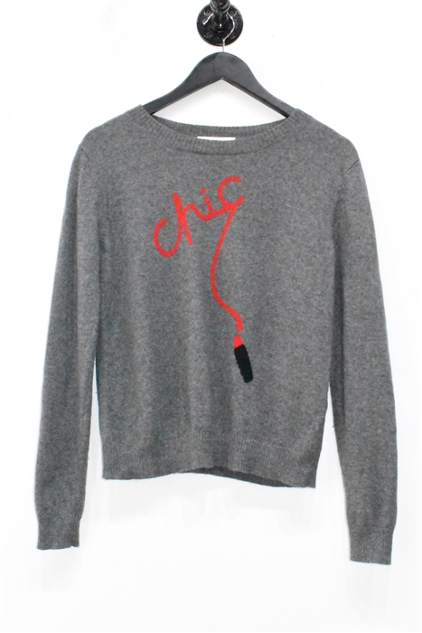 Dark Ash Milly Cashmere Sweater, size S