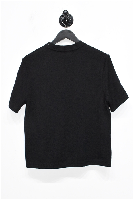 Basic Black St. John T-Shirt, size M