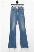 Faded Denim Frame Flare-Leg Jeans, size 29