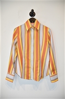 Striped Etro Button Shirt, size 8