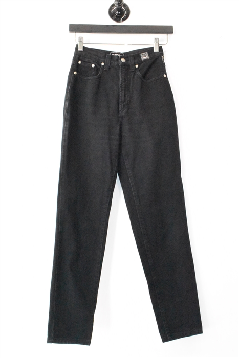Basic Black Versace Jeans Couture Slim-leg Jean, size 24