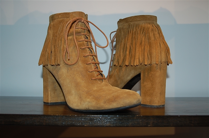 Russet Saint Laurent Ankle Boots, size 10