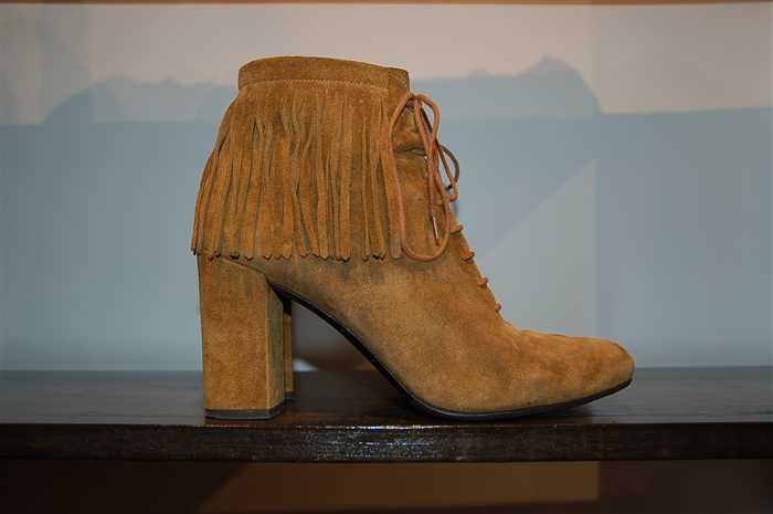 Russet Saint Laurent Ankle Boots, size 10