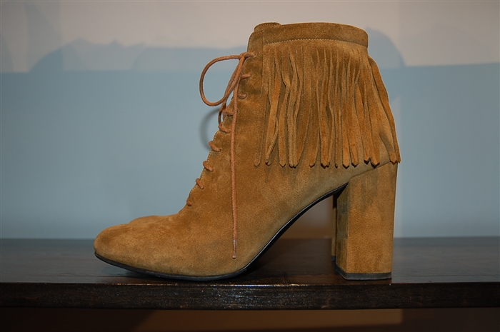 Russet Saint Laurent Ankle Boots, size 10