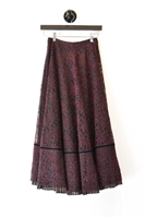 Aubergine Kenzo A-Line Skirt, size 4