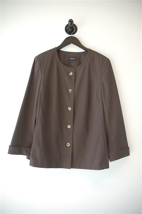 Espresso Akris Jacket, size 16