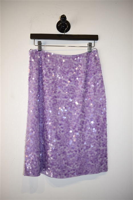 Lilac Dries van Noten Straight Skirt, size 8