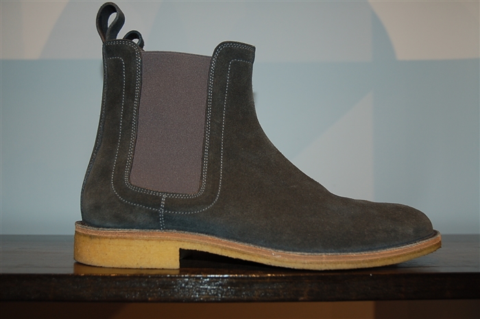 Slate Blue Bottega Veneta Chelsea Boots, size 7