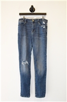 Faded Denim Frame Skinny Jean, size 32