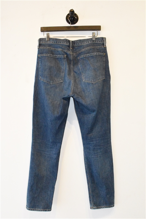 Denim Blue Agolde Straight Leg Jean, size 30