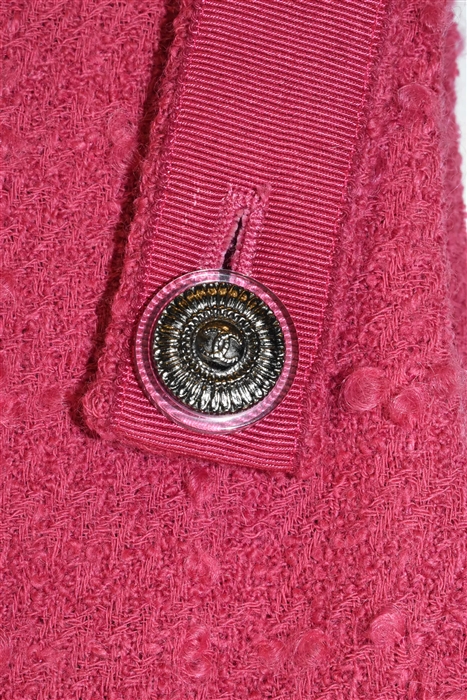 Bubblegum Chanel Sheath Dress, size 8