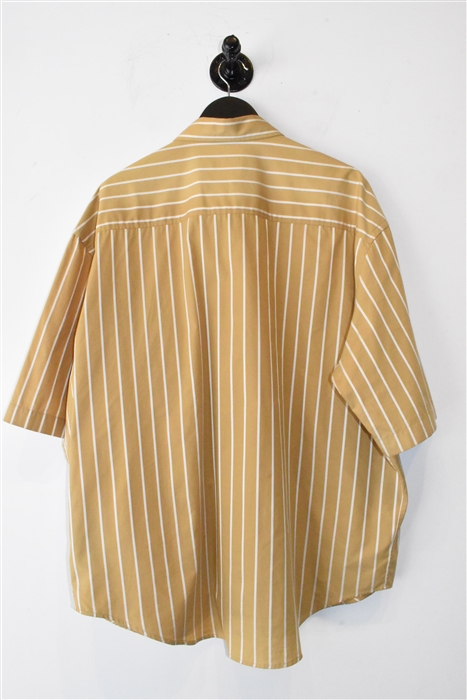 Beige Stripe Ami - Alexandre Mattiussi Short-Sleeved Shirt, size XS