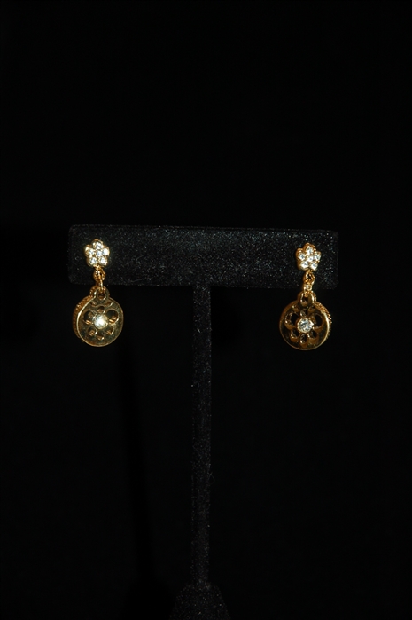 Gold Nina Ricci Earrings, size O/S
