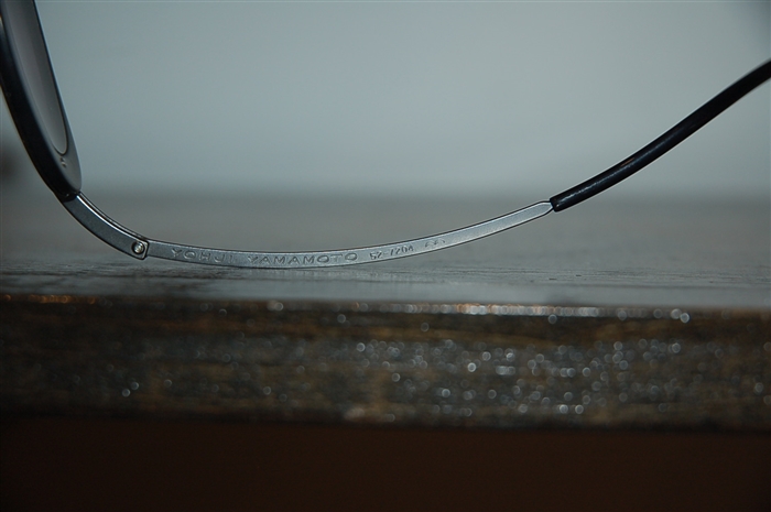 Brushed Steel Yohji Yamamoto Sunglasses, size O/S