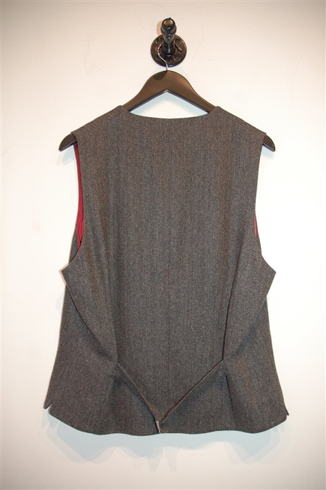 Herringbone Brunello Cucinelli Vest, size 42