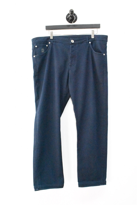Navy Brunello Cucinelli Denim, size 38