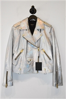 Hologram Mackage Leather Jacket, size M