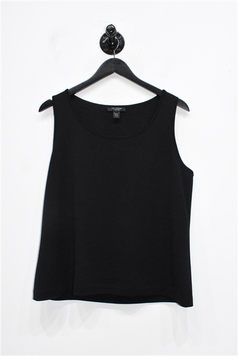 Basic Black St. John Shell, size L