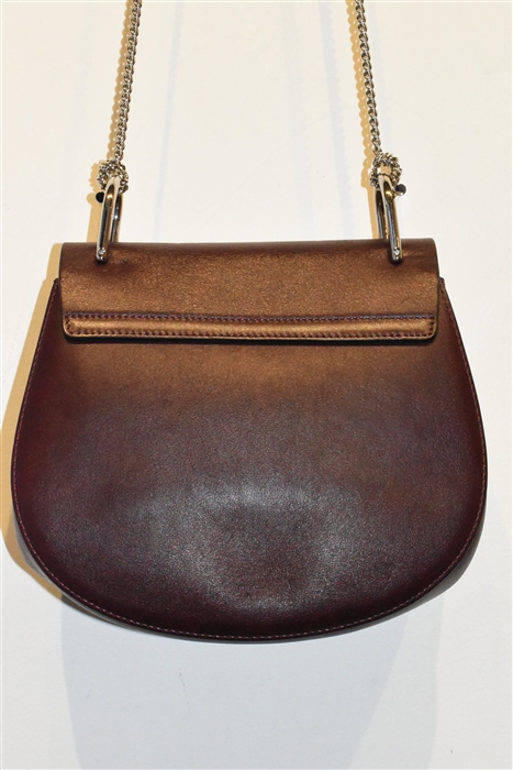 Burgundy Chloe Shoulder Bag, size S