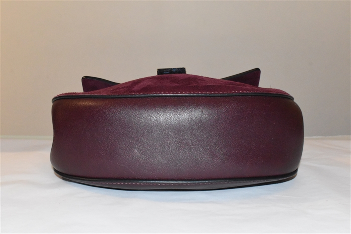 Burgundy Chloe Shoulder Bag, size S