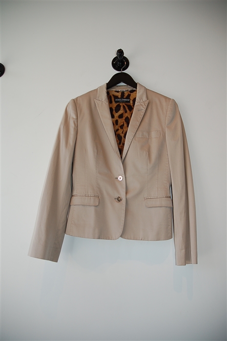 Soft Beige Dolce & Gabbana Pant Suit, size 6