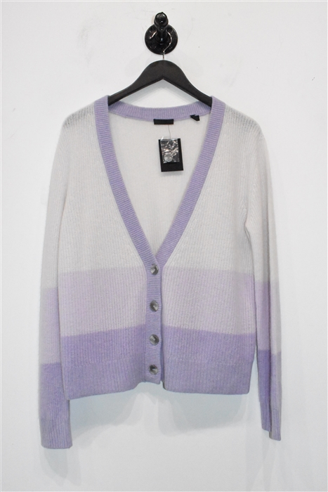 Purple Tones ATM Anthony Thomas Melillo Cashmere Cardigan, size M