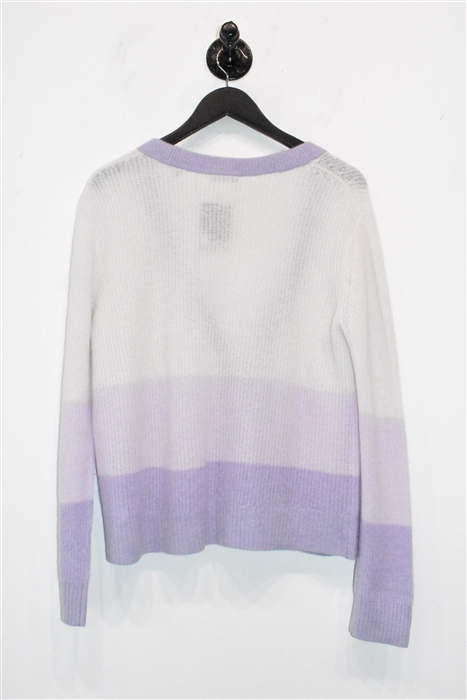 Purple Tones ATM Anthony Thomas Melillo Cashmere Cardigan, size M