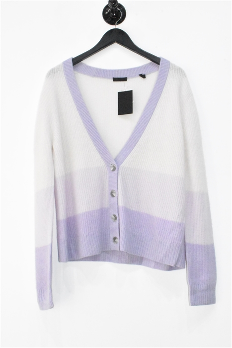 Purple Tones ATM Anthony Thomas Melillo Cashmere Cardigan, size M