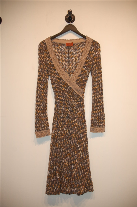 Charcoal Missoni Sweater Dress, size 4