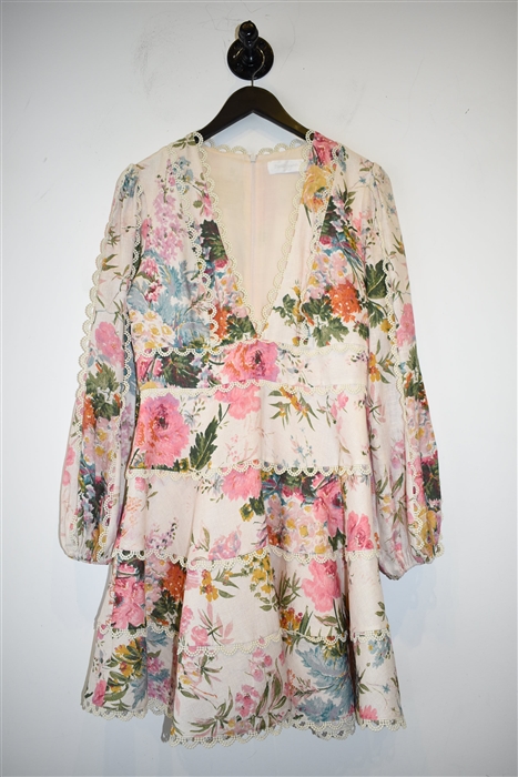 Floral Zimmermann A-Line Dress, size M